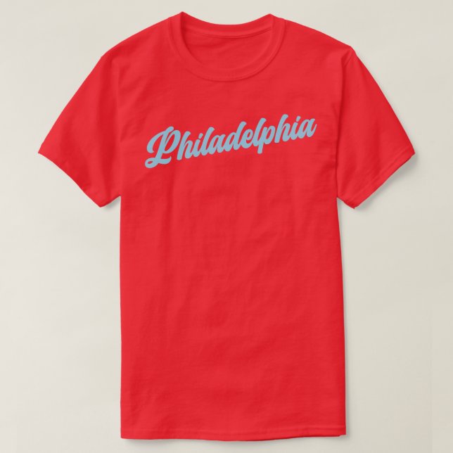 Philadelphia Retro Philadelphia Union Soccer T-Shirt (Design Front)