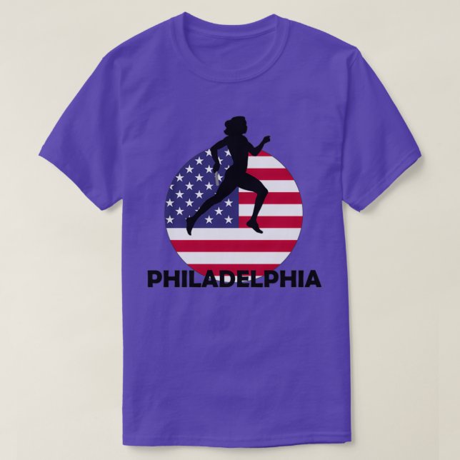 Philadelphia Running relay T-Shirt (Design Front)