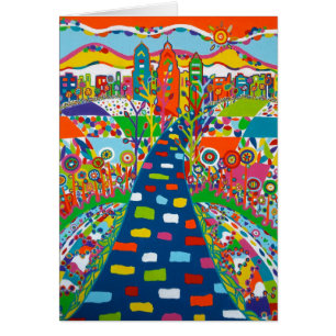 Philadelphia Skyline Blank Card