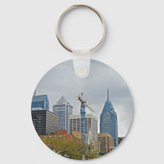 Philadelphia Skyline from the River Walk Key Ring