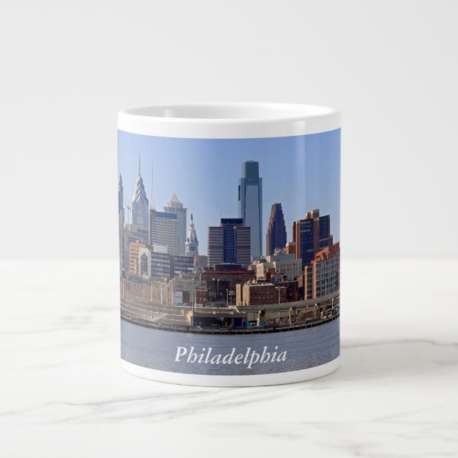 Philadelphia Skyline Jumbo Mug (Front)