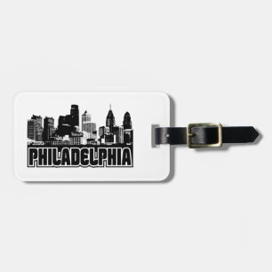 Philadelphia Skyline Luggage Tag