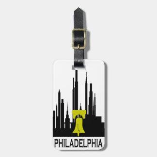 Philadelphia Skyline Luggage Tag