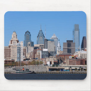 Philadelphia Skyline, Medium View Mouse Pad