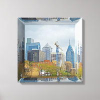 Philadelphia Skyline - Mirror Box