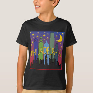 Philadelphia Skyline nightlife T-Shirt