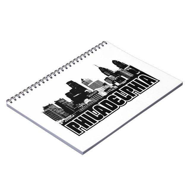 Philadelphia Skyline Notebook (Left Side)