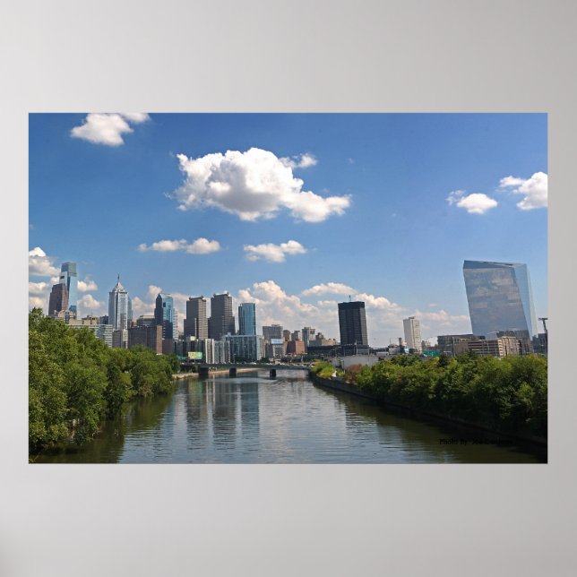 Philadelphia Skyline, Photo By: Joe Dantone Poster (Front)