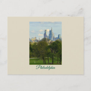 Philadelphia Skyline Photo Postcard