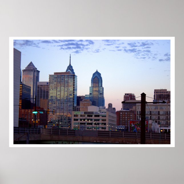 Philadelphia Skyline Photo Poster (Front)