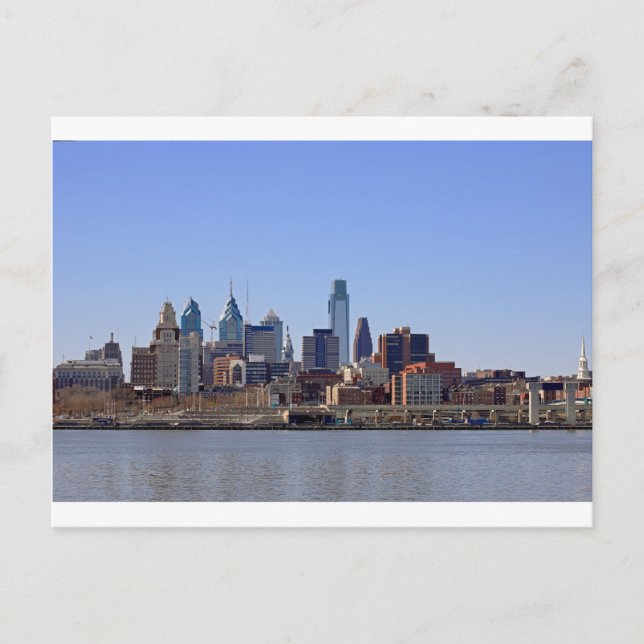 Philadelphia Skyline Postcard (Front)