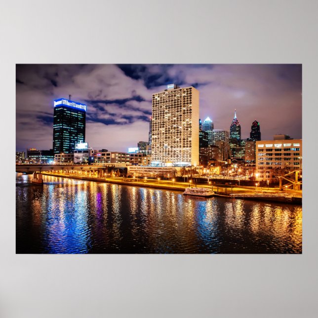 Philadelphia Skyline Poster (Front)
