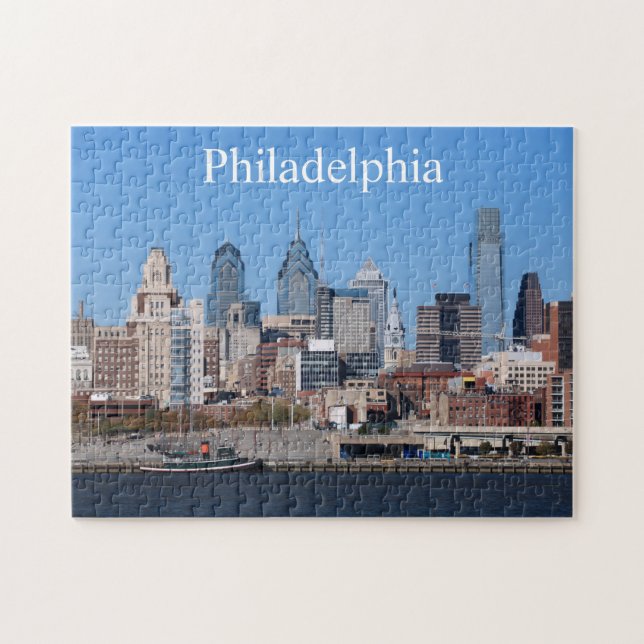 Philadelphia Skyline Puzzle (Horizontal)