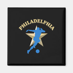 Philadelphia Soccer Fan Support Stadium Show Your Magnet
