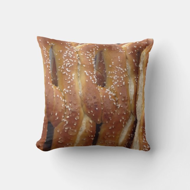Philadelphia Soft Pretzels Pillow (Front)