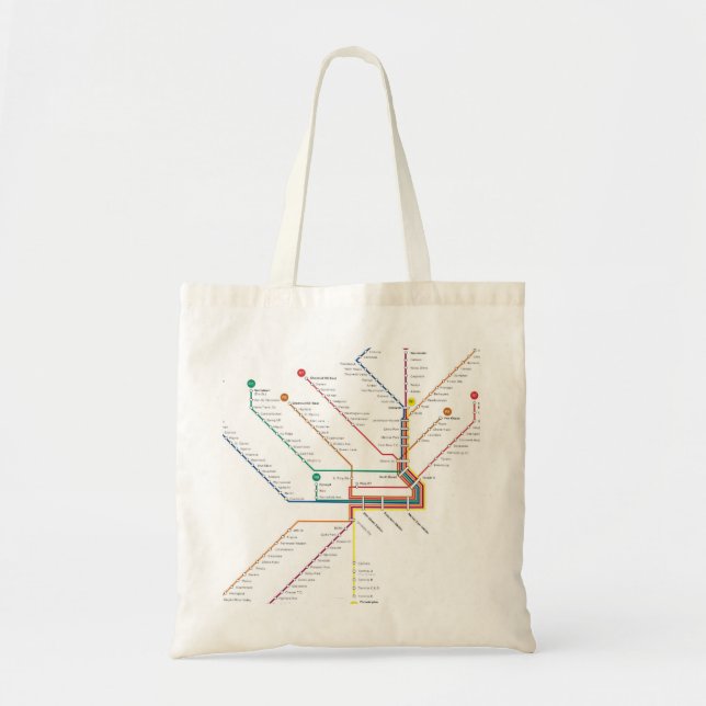 Philadelphia subway Bag (Front)