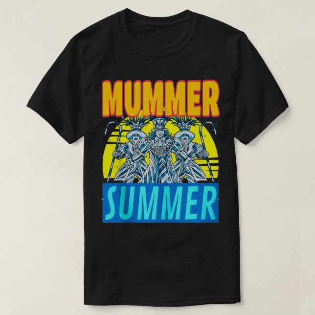 Philadelphia Summer Mummers Day New Years  Funny G T-Shirt (Design Front)