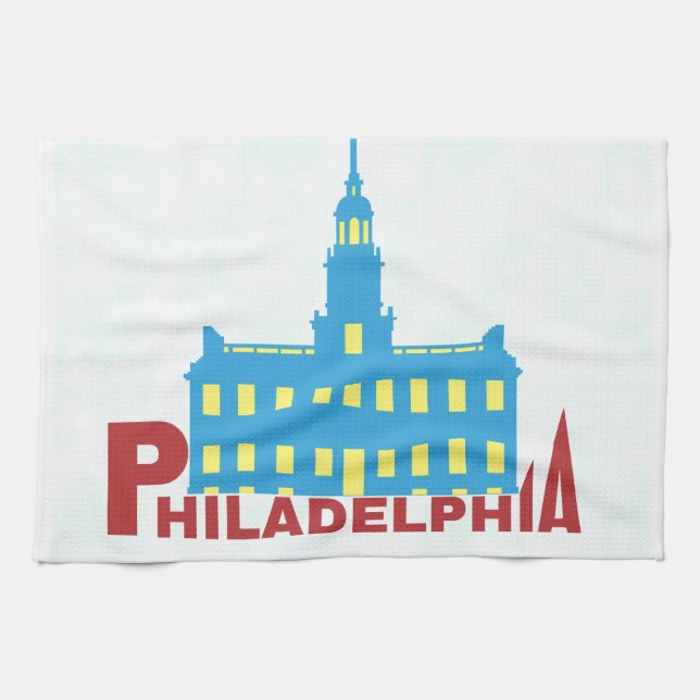 Philadelphia Tea Towel (Horizontal)
