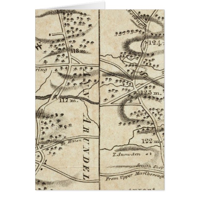 Philadelphia to Washington Road Map (Front)