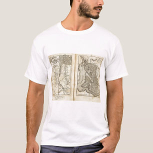 Philadelphia to Washington Road Map 2 T-Shirt