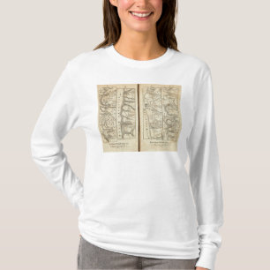 Philadelphia to Washington Road Map 4 T-Shirt