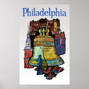 Philadelphia travel poster