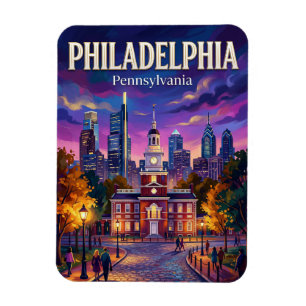 Philadelphia USA Magnet