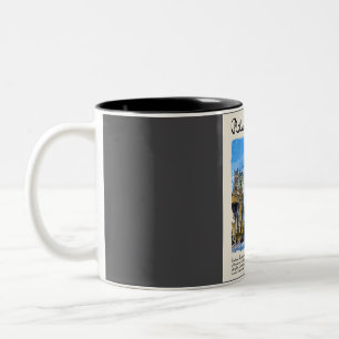 Philadelphia Vintage Watercolour Travel  Two-Tone Coffee Mug