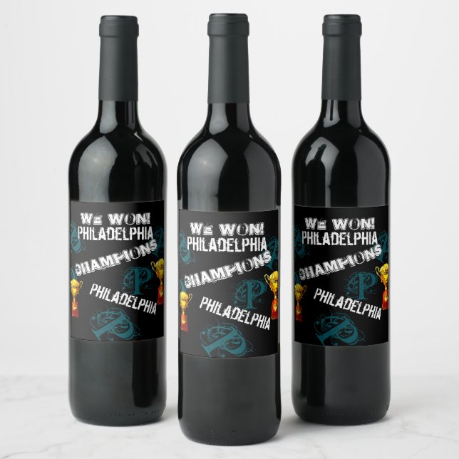 PHILADELPHIA  WINE LABEL (Bottles)