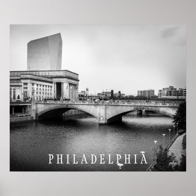 Philadelphia's 30th Street Station Poster (Front)