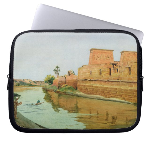 Philae on the Nile, 1894 Laptop Sleeve (Front)