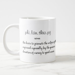 Philanthropy Large Coffee Mug
