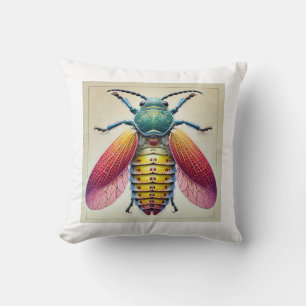 Philematium insect 010824IREF214 - Watercolor Cushion