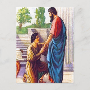Philemon 17-22 Receive Him as You Would Me Postcard