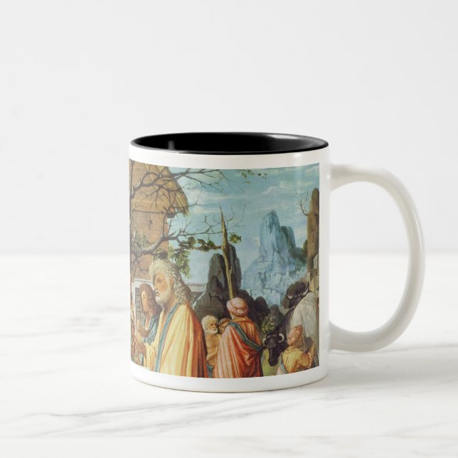 Philemon and Baucis, c.1500 Two-Tone Coffee Mug (Right)