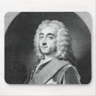 Philip Dormer Stanhope, engraved by John Simon Mouse Pad