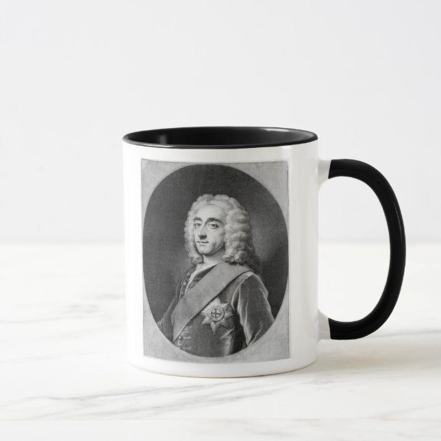 Philip Dormer Stanhope, engraved by John Simon Mug (Right)