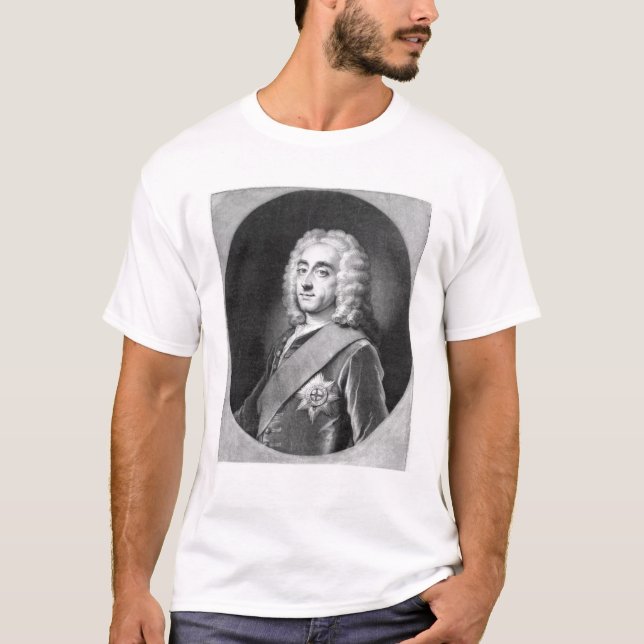 Philip Dormer Stanhope, engraved by John Simon T-Shirt (Front)
