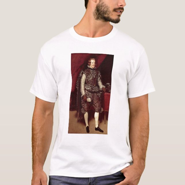 Philip IV  of Spain in Brown and Silver T-Shirt (Front)