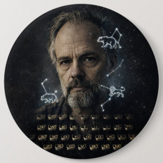 Philip K. Dick 6 Cm Round Badge