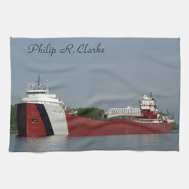 Philip R. Clarke kitchen towel (Horizontal)