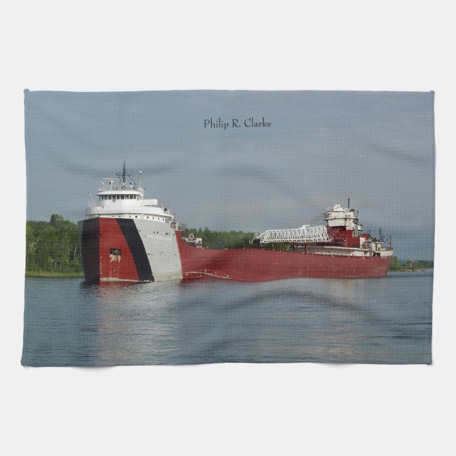 Philip R. Clarke kitchen towel (Horizontal)