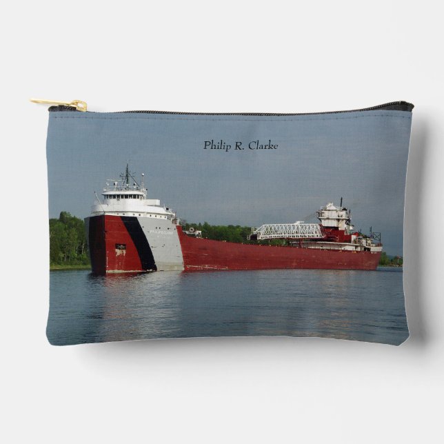 Philip R. Clarke zipper bag (Front)