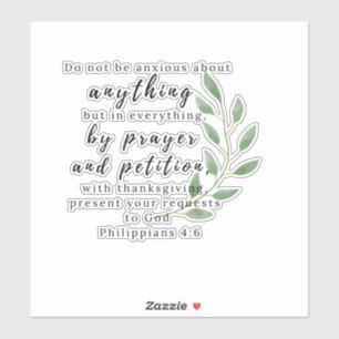 Philipians Christian Bible Verse Stickers - Do not
