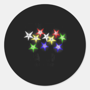 Philipnes Linas Filino Christmas Parol Xmas Pasko  Classic Round Sticker