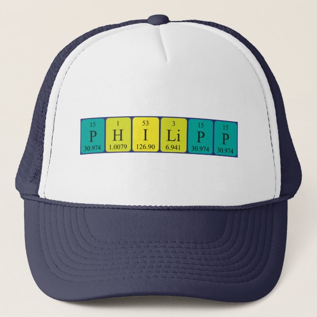 Philipp periodic table name hat (Front)