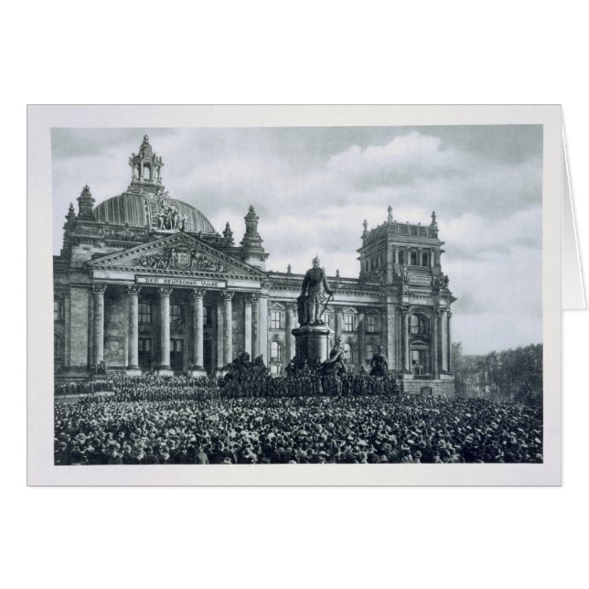 Philipp Scheidemann (1865-1939) gives an address f (Front Horizontal)