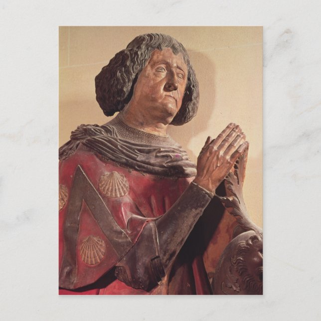 Philippe de Commynes  from his tomb Postcard (Front)