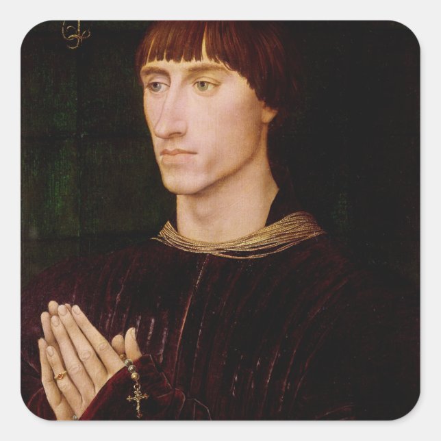 Philippe de Croy  Seigneur of Sempy Square Sticker (Front)
