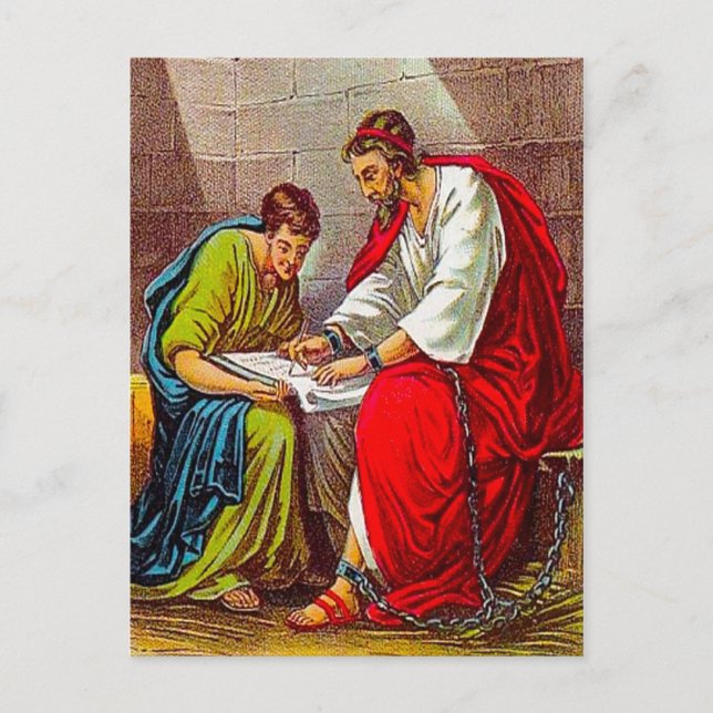 Philippians 1 Paul's Letter to the Saints postcard (Front)